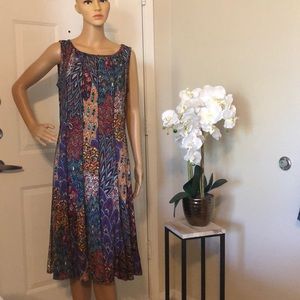 Haani Paisley Multicolored Dress Size Medium